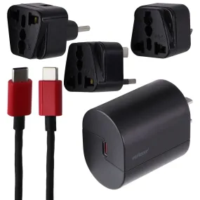 Verizon Wall Charger With International Adapters Kit for USB-C Devices - Black