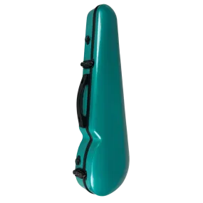 Vivo Polycarbonate Shaped Violin Case 3/4 Teal Green