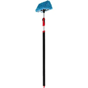 Waterless Wash Wax Mop 15" with Shur-Line Easy Reach Pole - 3' 9" to 9'