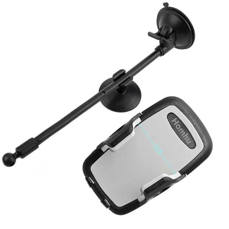 Windshield Car Phone Mount Universal Cell Phone Holder Stand Long Arm Holder for iPhone 11 12 13 Pro Xs Max Xiaomi Huawei