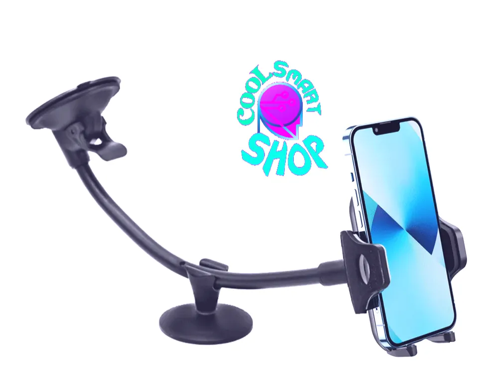 Windshield Car Phone Mount Universal Cell Phone Holder Stand Long Arm Holder for iPhone 11 12 13 Pro Xs Max Xiaomi Huawei