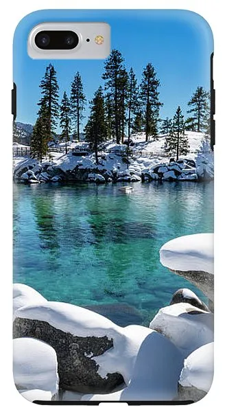 Winter Wave - Sand Harbor Lake Tahoe By Brad Scott - Phone Case