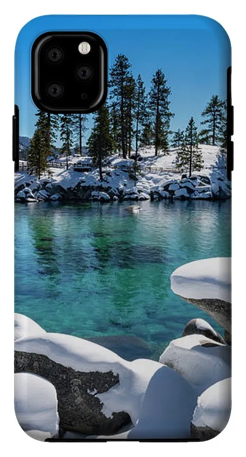 Winter Wave - Sand Harbor Lake Tahoe By Brad Scott - Phone Case