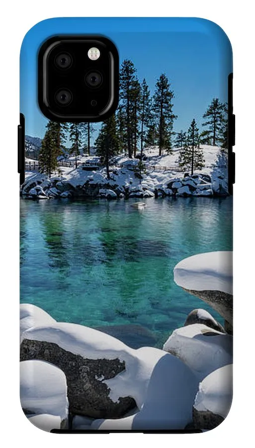 Winter Wave - Sand Harbor Lake Tahoe By Brad Scott - Phone Case