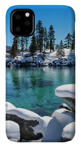 Winter Wave - Sand Harbor Lake Tahoe By Brad Scott - Phone Case