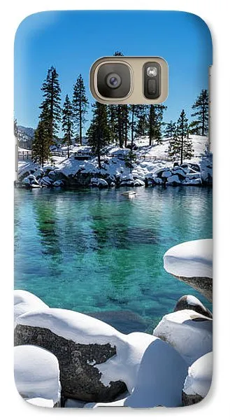 Winter Wave - Sand Harbor Lake Tahoe By Brad Scott - Phone Case