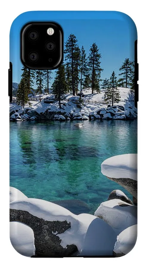 Winter Wave - Sand Harbor Lake Tahoe By Brad Scott - Phone Case