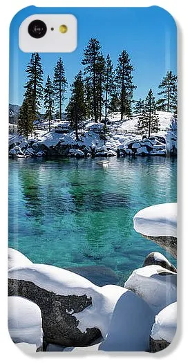 Winter Wave - Sand Harbor Lake Tahoe By Brad Scott - Phone Case