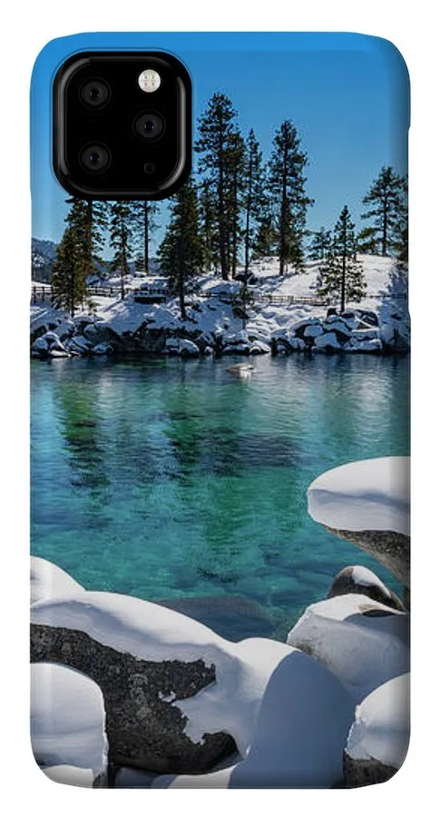 Winter Wave - Sand Harbor Lake Tahoe By Brad Scott - Phone Case