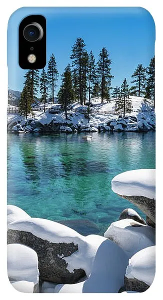 Winter Wave - Sand Harbor Lake Tahoe By Brad Scott - Phone Case