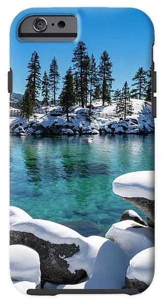 Winter Wave - Sand Harbor Lake Tahoe By Brad Scott - Phone Case