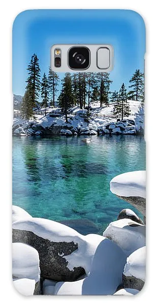 Winter Wave - Sand Harbor Lake Tahoe By Brad Scott - Phone Case