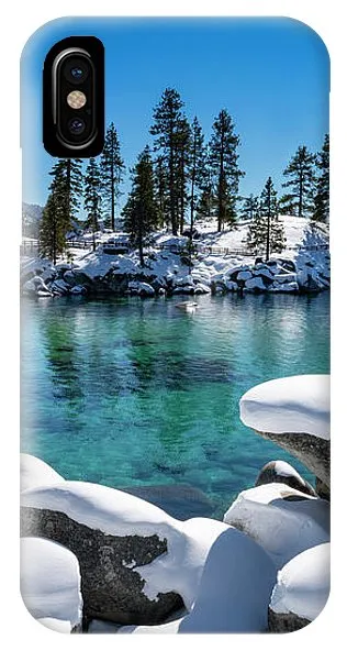 Winter Wave - Sand Harbor Lake Tahoe By Brad Scott - Phone Case