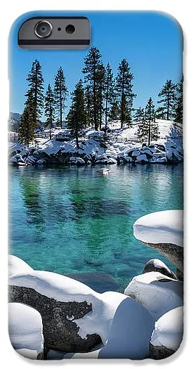 Winter Wave - Sand Harbor Lake Tahoe By Brad Scott - Phone Case