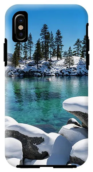 Winter Wave - Sand Harbor Lake Tahoe By Brad Scott - Phone Case