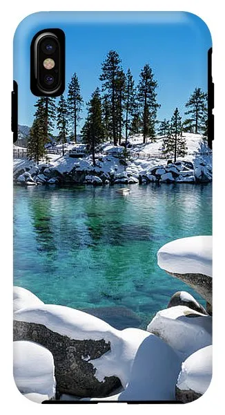 Winter Wave - Sand Harbor Lake Tahoe By Brad Scott - Phone Case