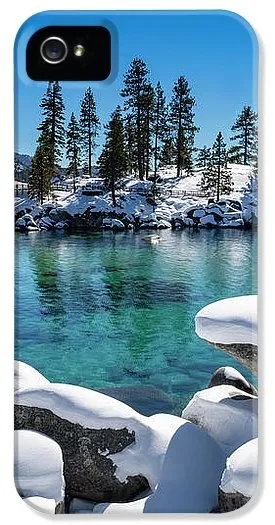 Winter Wave - Sand Harbor Lake Tahoe By Brad Scott - Phone Case