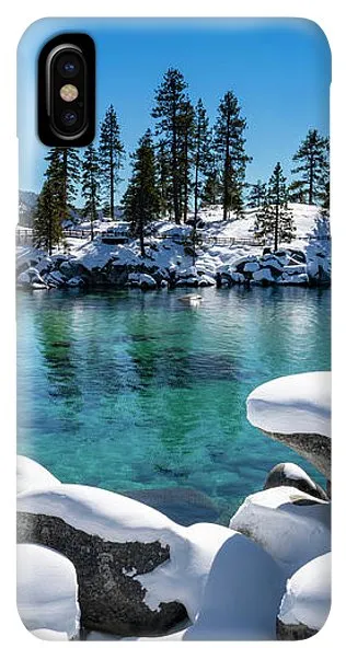 Winter Wave - Sand Harbor Lake Tahoe By Brad Scott - Phone Case