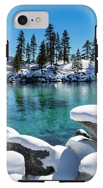 Winter Wave - Sand Harbor Lake Tahoe By Brad Scott - Phone Case