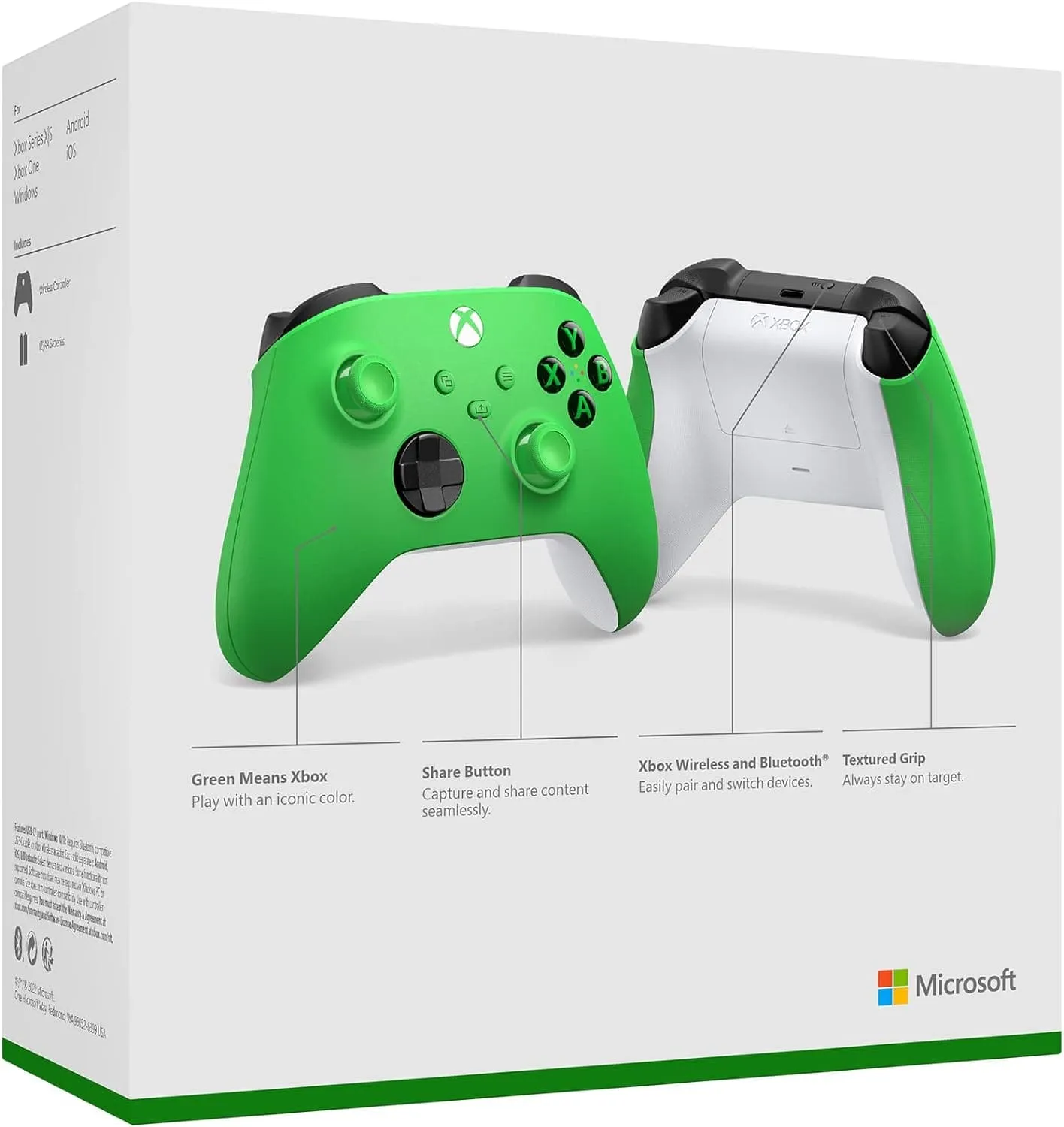 Xbox Wireless Controller – Velocity Green for Xbox Series