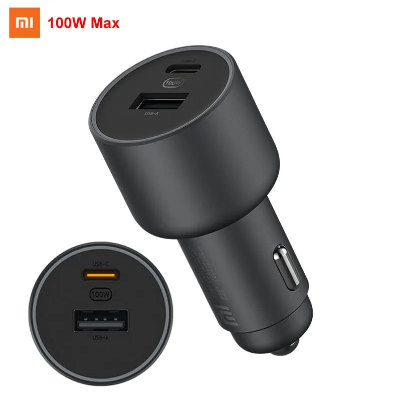 XiaoMi 1A1C QC 100W Car Charger